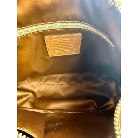 SOLD* COACH F29881 Charlie Brown Leather Hobo Shoulder Handbag Front Flap - Picture 10 of 16